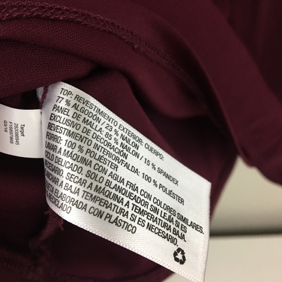 Xhilaration | Burgundy Lace A-Line Dress - Picture 7 of 8